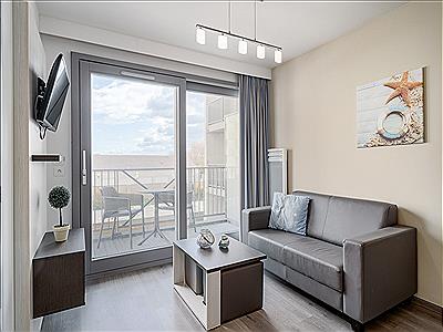Apartment for 4 people with balcony
