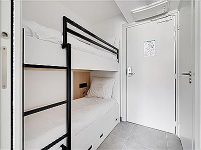 New standard studio for 4 people with sofa bed and bunk bed