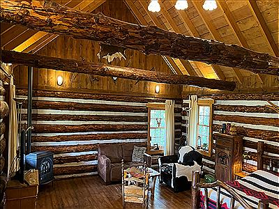 Amerikaanse log cabin