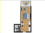 Studio Essential Suite - 2p | Double bed | Balcony - City... Blankenberge Miniaturansicht 9